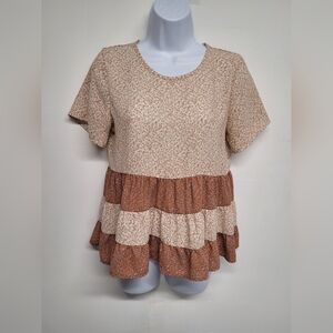 Paper Crane S Baby Doll Top Tiered